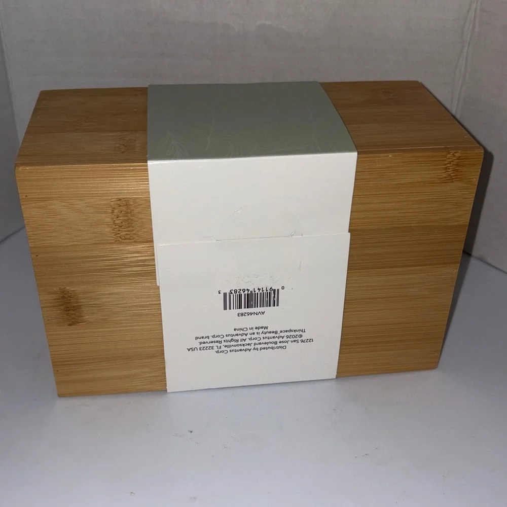 New with tags Thinkspace Beauty bamboo beauty organizer